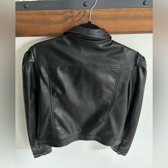 Truth faux leather jacket in black - Picture 4 of 5